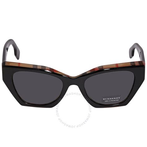 Burberry Cressy Grey Butterfly Ladies Sunglasses BE4299 